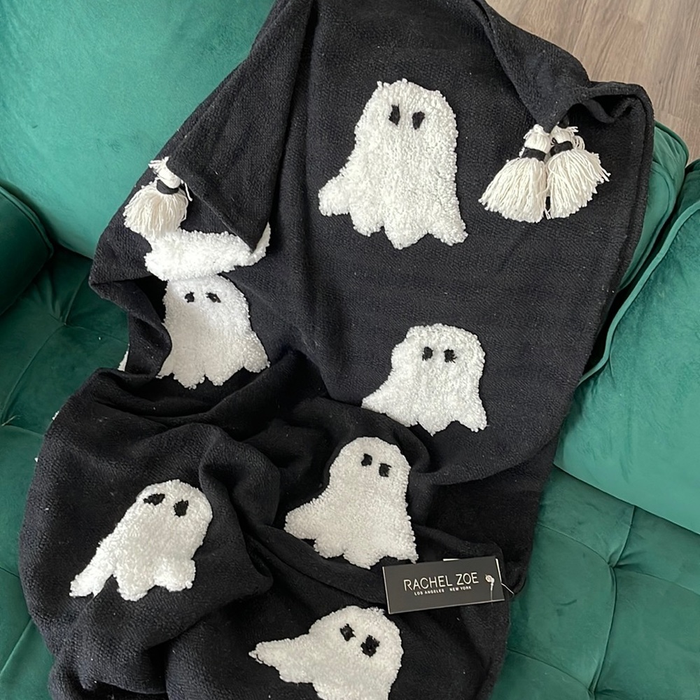 LAST ONE VIRAL Rachel Zoe Ghost Throw Blanket - NWT 50” x 60” TikTok Famous